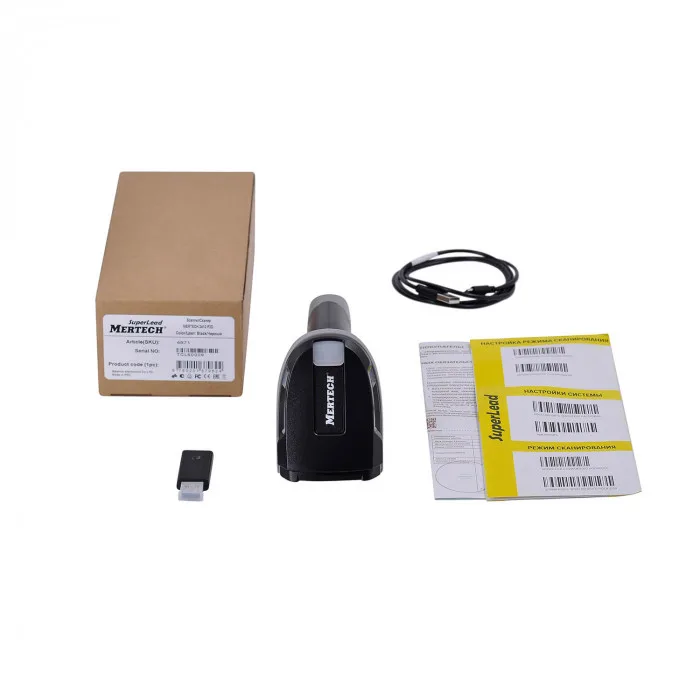 Беспроводной 2D-сканер MERTECH CL-2410 BLE Dongle P2D USB