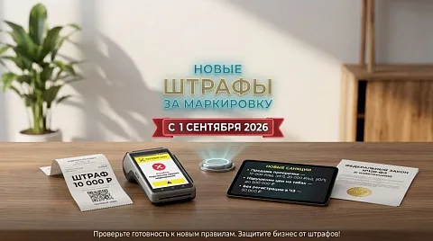 С 1 сентября 2026 года: новые штрафы за ошибки в маркировке — как защитить свой бизнес