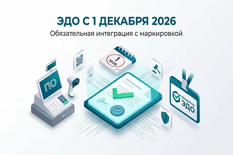 ЭДО для маркированных товаров в 2026 году: обязательное требование закона