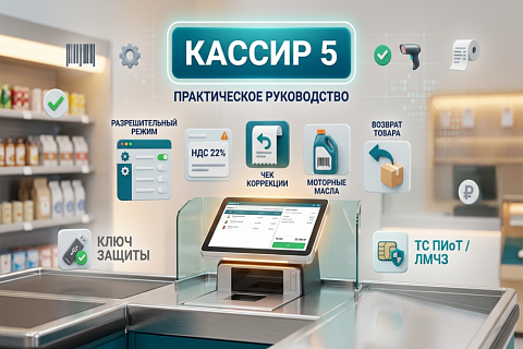 Штрих-М: Кассир 5 — настройка ТС ПИоТ, переход на НДС 22% и частые ошибки