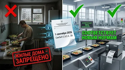 Новые правила для производителей готовой еды с 1 сентября 2026
