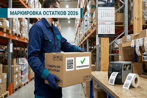 Маркировка остатков товаров в 2026: сроки, пошаговая инструкция и полный разбор товарных групп