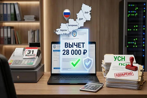 Налоговый вычет за онлайн-кассу для бизнеса из ДНР, ЛНР, Запорожской и Херсонской областей: как получить в 2026 году