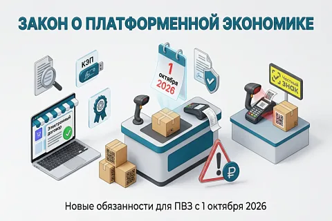 Закон о платформенной экономике 2026:что меняется для ПВЗ и как избежать штрафов
