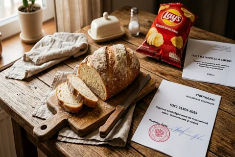 Новые ГОСТы на продукты с 1 апреля 2026: что изменится для хлеба, чипсов и вашего бизнеса