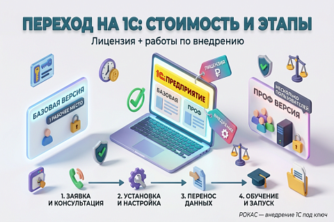 Переход на 1С Предприятие: с чего начать и сколько это стоит