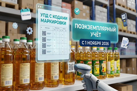 Поэкземплярный учёт растительного масла с 1 ноября 2026: что изменится для опта и общепита