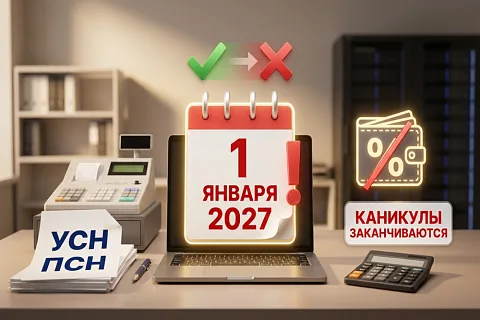 Налоговые каникулы для ИП отменят с 2027 года: что нужно знать начинающим предпринимателям на УСН и ПСН