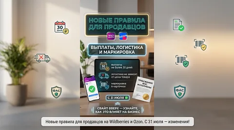 Изменения на Wildberries и Ozon: выплаты, логистика и маркировка — что нового для продавцов в 2026 году
