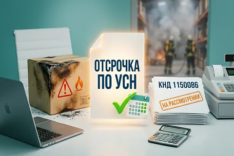 Сгорел товар на складе Wildberries или Ozon: как получить отсрочку или рассрочку по УСН